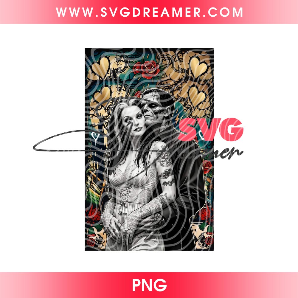 Love You to Death PNG, Frankenstein PNG Design 2 Love You to Death PNG Frankenstein PNG Design 2