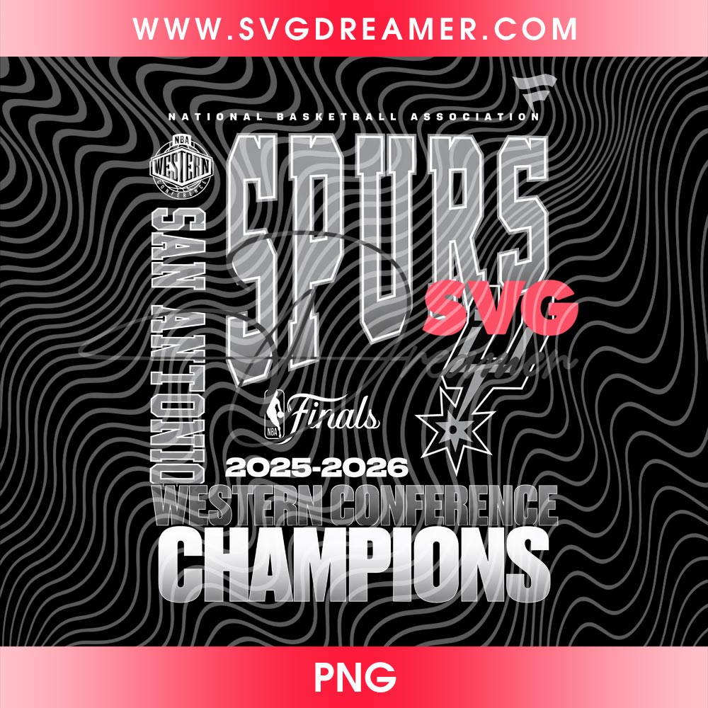 NBA San Antonio Spurs 2025 - 2026 Finals Champs PNG, Western Conference 2026 Champs Spurs Basketball PNG 1 NBA San Antonio Spurs 2025 - 2026 Finals Champs PNG, Western Conference 2026 Champs Spurs Basketball PNG