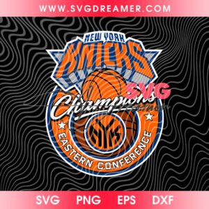 NY Knicks Eastern Conference Champions 2026 SVG PNG Design, New York Basketball Knicks NBA Playoffs SVG PNG Files 1