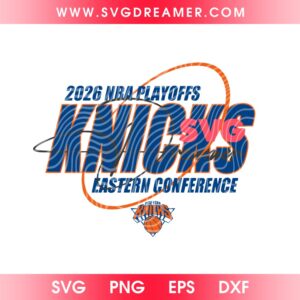 New York Knicks 2026 NBA Playoffs Eastern Conference SVG PNG, NY Knicks Basketball 2026 SVG PNG, Professional NBA Knicks SVG PNG