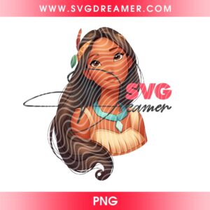Pocahontas Princess PNG File, Disney Princess PNG File