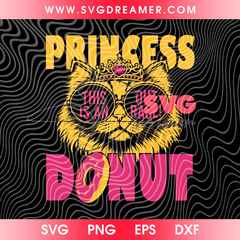Princess This Is An Out Rage Donut SVG PNG, Dungeon Crawler Carl SVG PNG Files 2 Princess This Is An Out Rage Donut SVG PNG, Dungeon Crawler Carl SVG PNG Files
