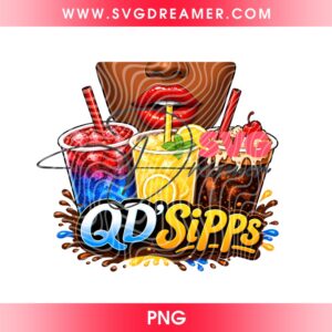 QD Sipps Flavor Explosion Drinks PNG