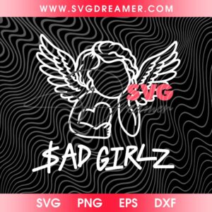 Sad Girlz Angel SVG PNG 4 Sad Girlz Angel SVG PNG 2
