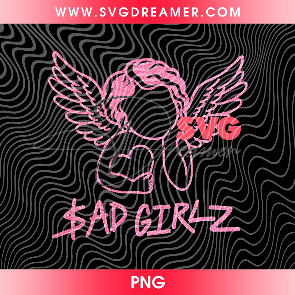 Sad Girlz Angel SVG PNG 3 Sad Girlz Angel SVG PNG 4