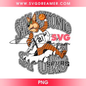 San Antonio Spurs Go Spurs Go Design PNG, NBA Playoffs 2026 Spurs Team Basketball PNG