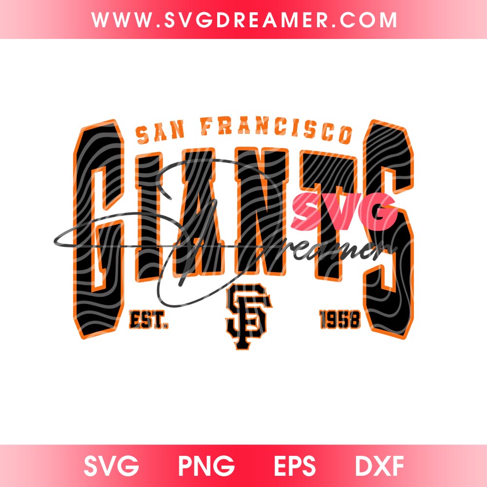San Francisco Giants Logo EST 1958 SVG PNG EPS DXF 2 San Francisco Giants Logo EST 1958 SVG PNG EPS DXF