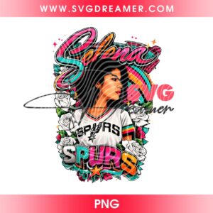 Selena San Antonio Spurs PNG, Spurs Basketball PNG, San Antonio Playoffs 2026 PNG