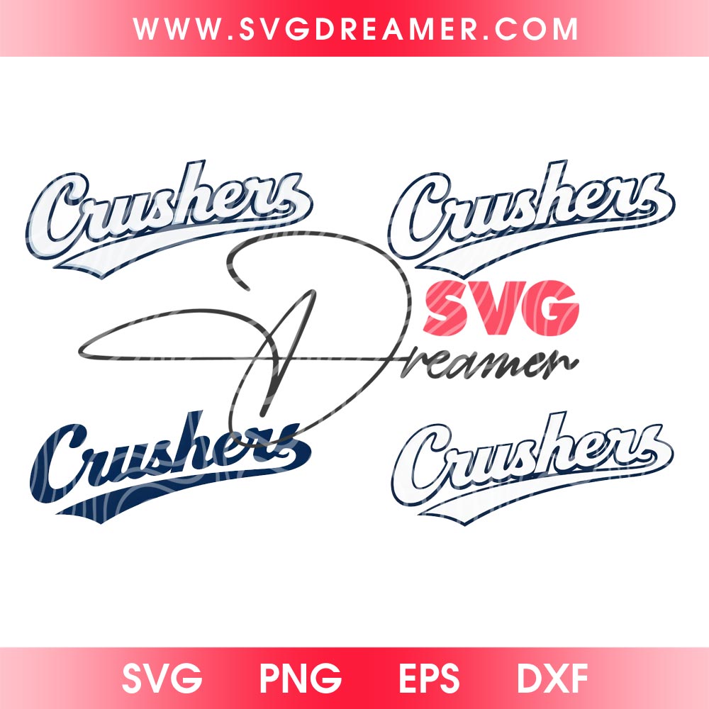 Socal Crushers Baseball Logo SVG PNG 2 Socal Crushers Baseball Logo SVG PNG