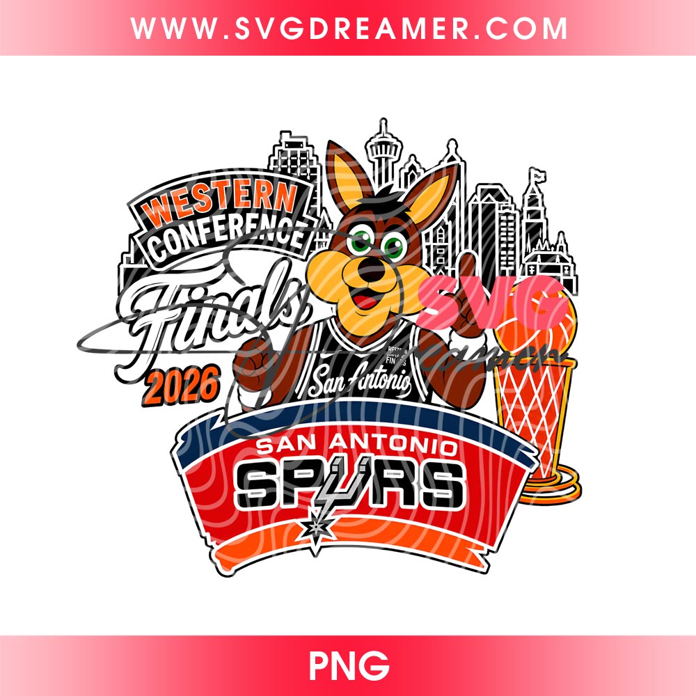Spurs Mascot Western Conference Finals 2026 PNG Design, San Antonio Spurs Western Conference Finals 2026 PNG File 2 Spurs Mascot Western Conference Finals 2026 PNG Design, San Antonio Spurs Western Conference Finals 2026 PNG File