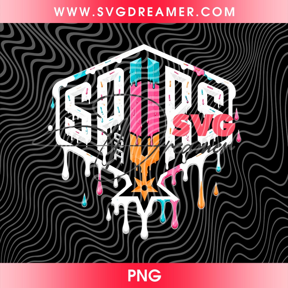 Spurs Melting Ice Cream Drip PNG Design, San Antonio Spurs Basketball PNG Design 2 Spurs Melting Ice Cream Drip PNG Design San Antonio Spurs Basketball PNG Design 2