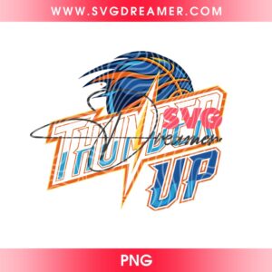 Thunder Up PNG, Oklahoma City Thunder Basketball 2026 PNG