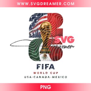 2026 FIFA World Cup USA Canada Mexico Design PNG, Soccer Fan Graphic PNG Shirt Design