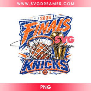 2026 NBA Finals NY Knicks Basketball PNG, New York Knicks 2026 Champions PNG Design