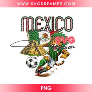 2026 Viva Mexico Soccer Graphic PNG, Mexican Flag Football Fan Art PNG, Mexico Futbol Jaguar PNG