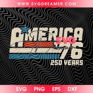 America 1776 250th Years Retro SVG PNG, Vintage 1776 - 2026 Patriotic 4th July SVG PNG, Independence Day SVG PNG