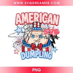 American Dumpling PNG, 04th Of July Design Independence Day PNG, America 250th Years PNG