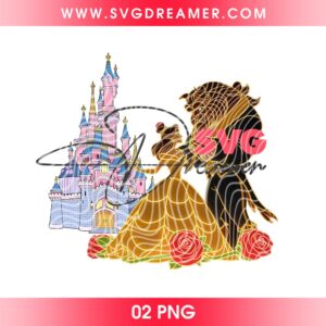 Beauty And The Beast Disney Castle PNG