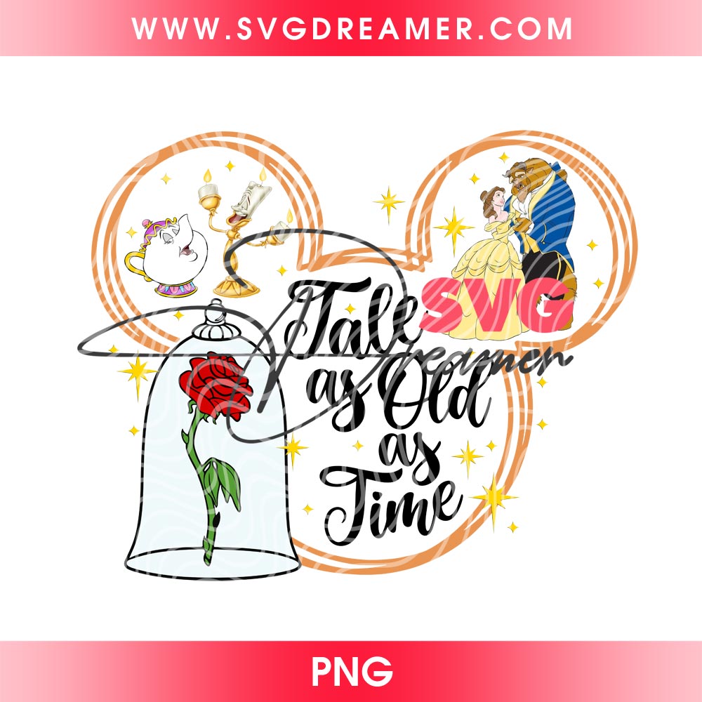 Beauty And The Beast Mickey Mouse Head PNG, Tale As Old As Time Belle Princess And The Beast PNG 4 Beauty And The Beast Mickey Mouse Head PNG, Tale As Old As Time Belle Princess And The Beast PNG