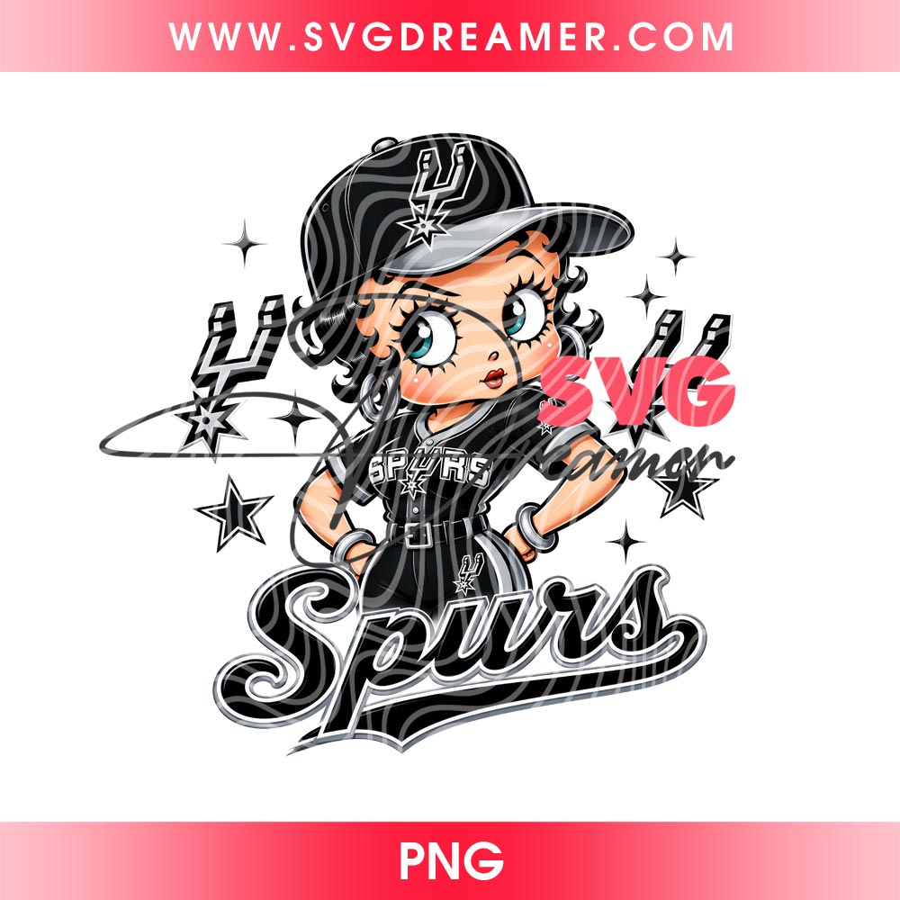 Betty Boop San Antonio Spurs PNG, Cartoon Spurs Basketball PNG, NBA Betty Boop San Antonio Team PNG 1 Betty Boop San Antonio Spurs PNG, Cartoon Spurs Basketball PNG, NBA Betty Boop San Antonio Team PNG