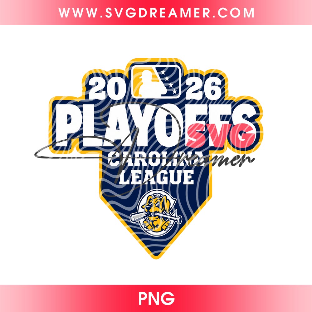 Charleston RiverDogs 2026 Carolina League Playoffs PNG Design, 1st Half Champions Baseball Digital PNG, Charleston RiverDogs Team Mascot PNG Files 2 Charleston RiverDogs 2026 Carolina League Playoffs PNG Design 1