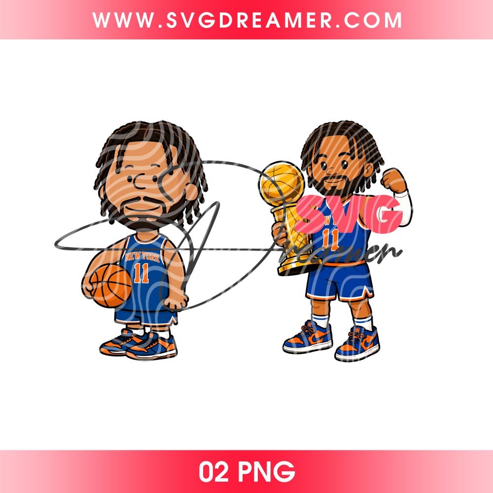 Chibi Cartoon Jalen Brunson New York Knicks PNG, NY Knicks NBA Finals Champions 2026 PNG 6 Chibi Cartoon Jalen Brunson New York Knicks PNG, NY Knicks NBA Finals Champions 2026 PNG