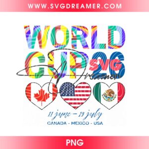 FIFA World Cup Mexico USA Canada 2026 PNG Design, Official World Cup 2026 Shirt Design PNG