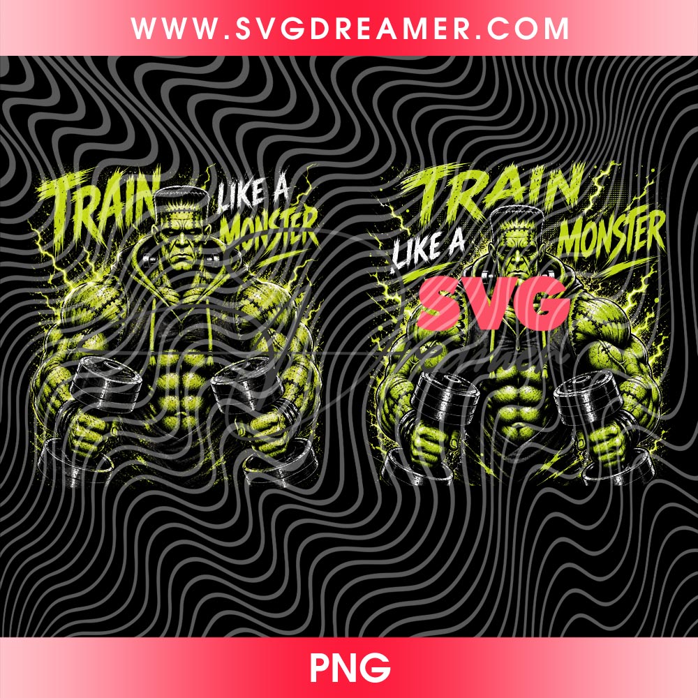Frankenstein Train Like A Monster PNG Halftone 2 Frankenstein Train Like A Monster PNG Halftone