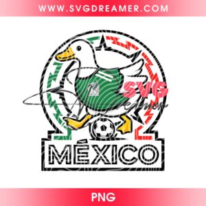 Funny Goose Mexico Soccer PNG, World Cup 2026 Mexico FIFA Soccer Goose PNG