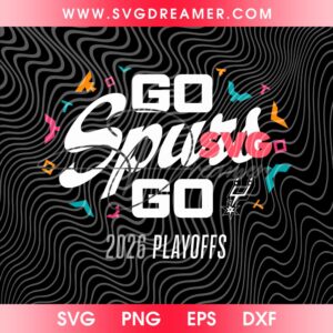 Go Spurs Go 2026 NBA Playoffs SVG PNG