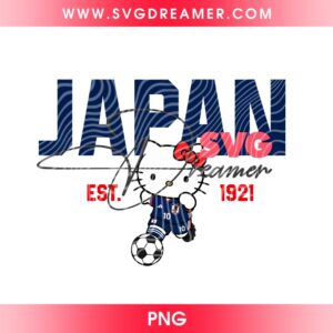 Hello Kitty Japan Soccer PNG, Hello Kitty World Cup 2026 PNG