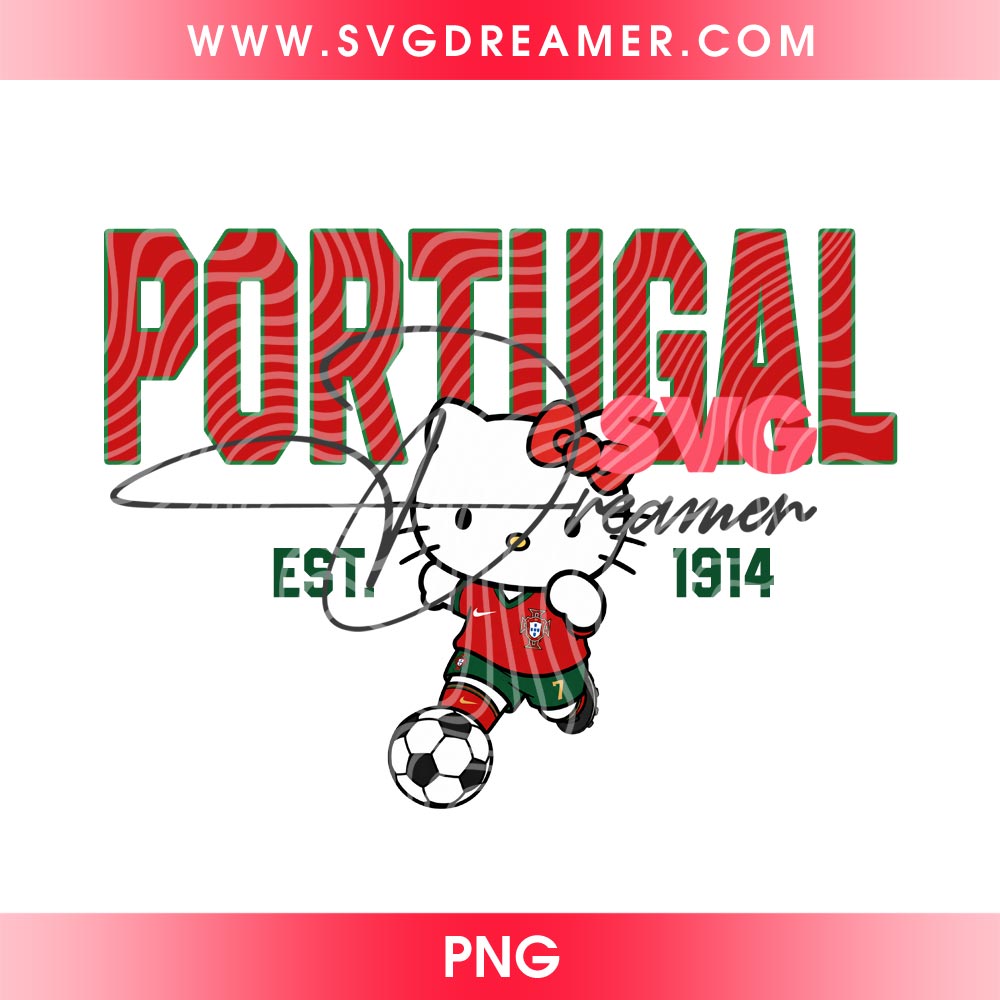 Hello Kitty Portugal Soccer PNG, Hello Kitty World Cup 2026 PNG 2 Hello Kitty Portugal Soccer PNG, Hello Kitty World Cup 2026 PNG