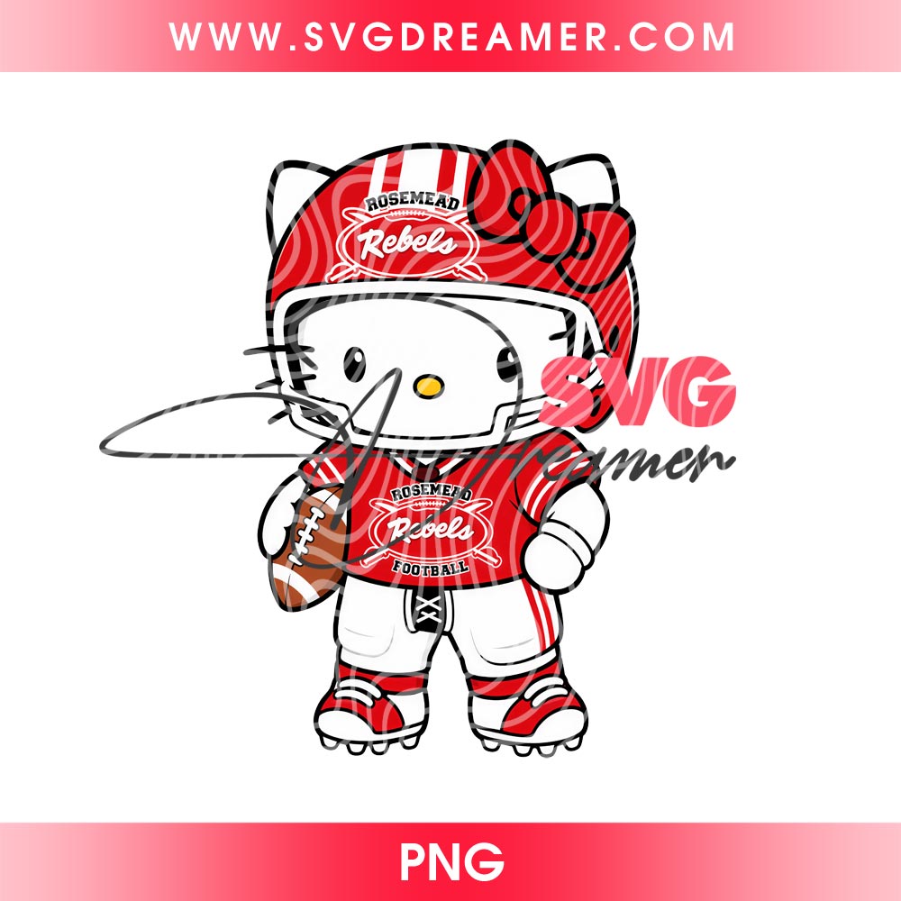 Hello Kitty Rosemead Rebels Football Team PNG 2 Hello Kitty Rosemead Rebels Football Team PNG