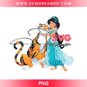 Jasmine And Tiger PNG