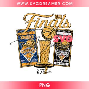 Knicks vs Spurs 2026 NBA Finals Ticket PNG Design, Eastern Western Conference Champions PNG File, 2026 NBA Finals Shirt Design PNG
