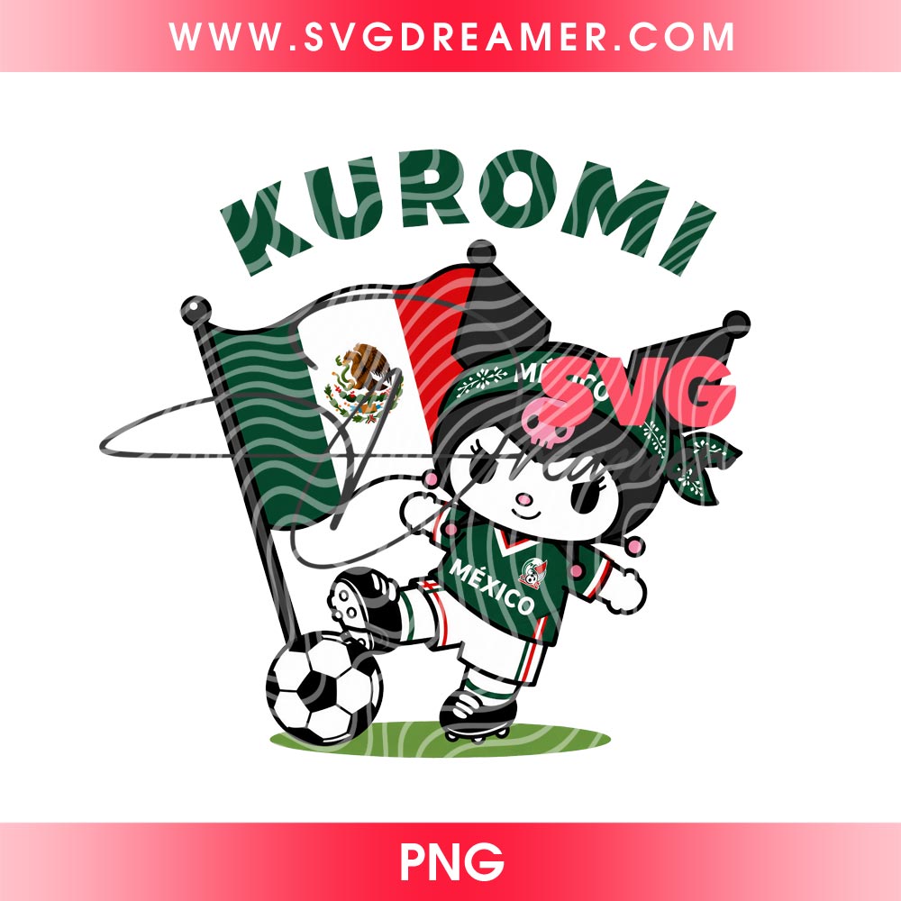 Kuromi Fan Mexico Soccer PNG, FIFA World Cup 2026 Mexico Sanrio Kuromi PNG 2 Kuromi Fan Mexico Soccer PNG, FIFA World Cup 2026 Mexico Sanrio Kuromi PNG