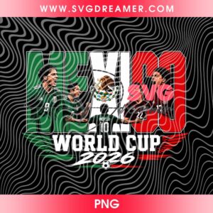 Mexico Soccer Team Halftone Design PNG, World Cup 2026 Mexico PNG, Mexican Football Fan Art PNG Halftone Design