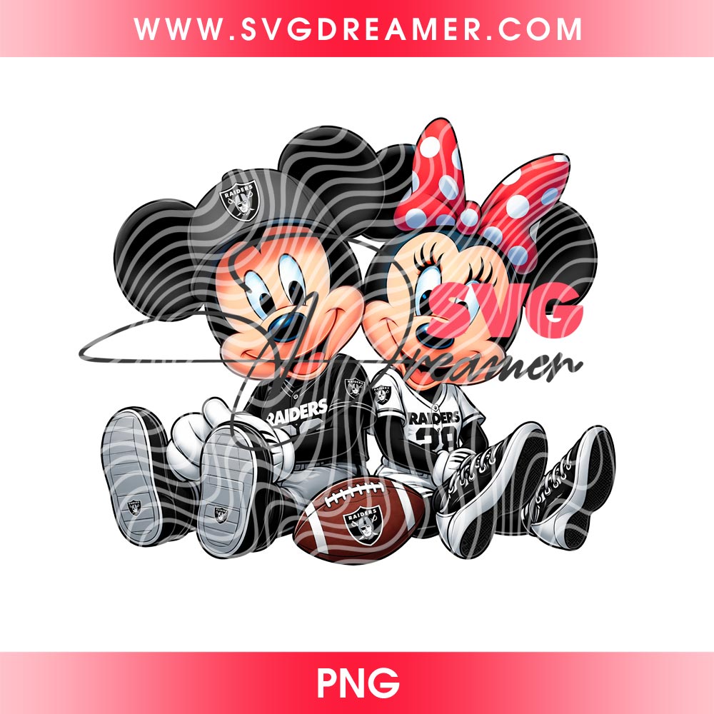 Mickey Minnie Raiders NFL PNG, Football Disney Couple Mickey Mouse PNG 2 Mickey Minnie Raiders NFL PNG, Football Disney Couple Mickey Mouse PNG