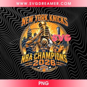 NBA Finals Champions 2026 New York Knicks PNG, NYC Basketball Knicks Champs 2026 PNG Shirt Design