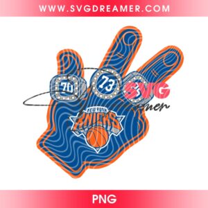 NY Knicks Foam Finger PNG, Basketball Fan New York Knicks PNG, Knicks Championship Rings 2026 PNG