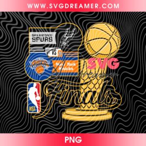 NY Knicks VS San Antonio Spurs NBA Finals PNG File, Spurs 2026 NBA Champions PNG Design, NBA Finals Trophy Shirt Design PNG