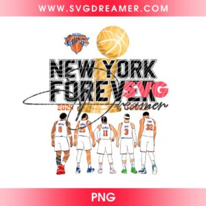 New York Forever 2026 Finals PNG, NBA Finals 2026 Champions NY Knicks Basketball PNG