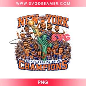New York Knicks Statue of Liberty Trophy PNG Shirt Design, New York Knicks 2026 NBA Champions PNG Design