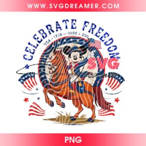 Patriotic Mickey Rider Est 1776 PNG Design, Independence Day Mickey Mouse PNG, Kids 4th Of July PNG