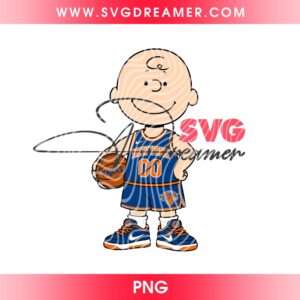 Peanuts Charlie Brown NY Knicks PNG, New York Knicks Snoopy And Friends Cartoon PNG