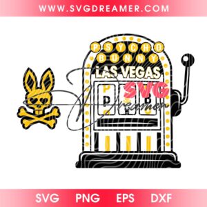Psycho Bunny Las Vegas Design SVG And PNG Files