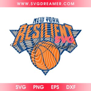 Resilient New York Knicks Logo Basketball SVG PNG, NY Knicks Champions 2026 SVG PNG Design