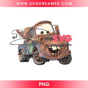 Rusty Tow Truck PNG, Cartoon Vehicle PNG, Funny Car Character PNG