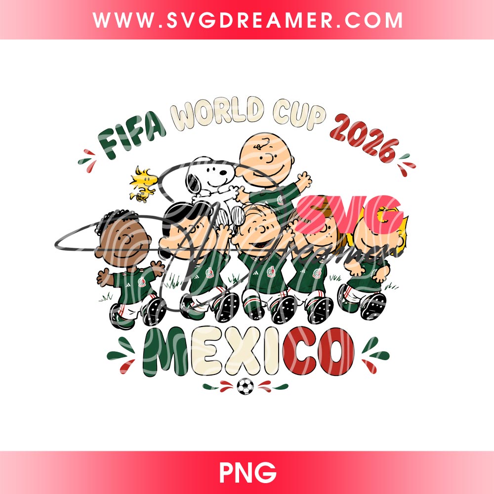 Snoopy And Friends Mexico Soccer PNG Bundle, FIFA World Cup Mexico Peanuts Cartoon 2026 PNG 3 Snoopy And Friends Mexico Soccer PNG Bundle FIFA World Cup Mexico Peanuts Cartoon 2026 PNG 2