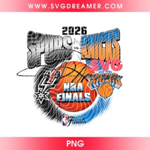 Spurs VS Knicks NBA Finals 2026 PNG, San Antonio Spurs Vs New York Knicks Champions 2026 PNG
